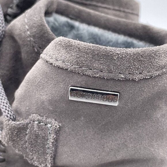 Cougar Fabiola Suede Boots Women's Waterproof Gray Size 6m Lace-Up - Picture 8 of 12